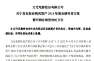 万达电影拟1元回购注销5135.63万股补偿股份