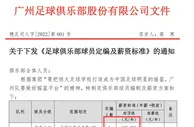 足球资讯：广州队抢先限薪：一线队税前年薪不超60万！国脚要全被甩卖？