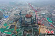 广东惠州太平岭核电1号机组完成穹顶吊装