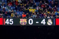经典比分牌！皇马在诺坎普4-0大胜巴萨