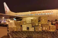 瑞丽航空向瑞丽运输逾一千公斤防疫物资