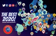 足球资讯：2020年欧足联各联赛最受网民欢迎球队，红军巴萨拜仁尤文巴黎在列