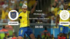 赛事爆料：厄瓜多尔 vs 德国