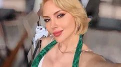 TNT体育主持人米罗斯拉瓦·蒙特马约尔加入庆祝活动，共同庆祝墨西哥世界杯里程碑