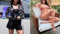 DAZN 明星埃莱诺拉·因卡多纳以迷人的世界杯转播让粉丝们惊叹