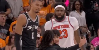 NBA官宣终身禁赛！得不偿失，文班亚马也救不了他