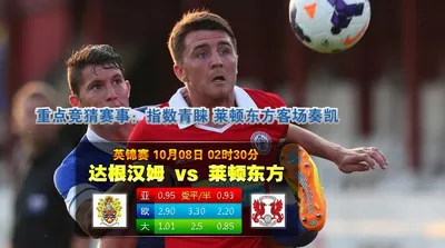 赛事推荐: 达根汉姆 VS 莱顿东方