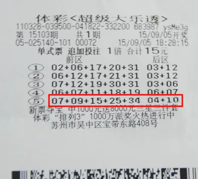 大叔任性爱追加 15元单式票揽大乐透头奖1315万