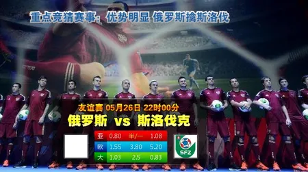 【大发体育】国际友谊赛：俄罗斯 VS 斯洛伐克