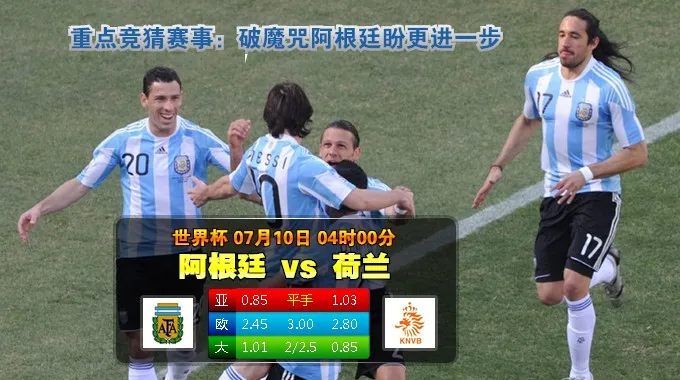 【BETVICTOR伟德】7月10日 04:00 世界杯 阿根廷VS荷兰