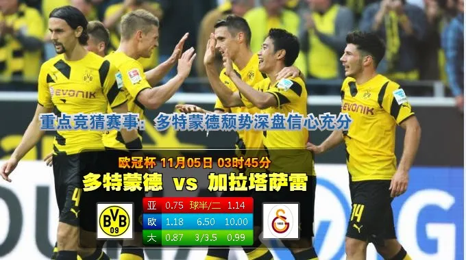 赛事直播：2014年11月5日 欧冠 小组赛D组 多特蒙德vs加拉塔萨雷直播