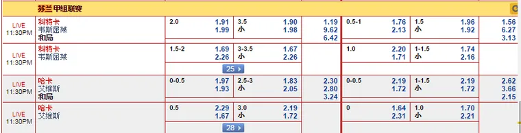 “bet365”9月11日芬兰甲级联赛：科特卡 VS 韦斯屈莱