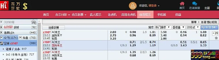 ★合乐888★意甲联赛特别推荐 AC米兰VS国际米兰 2014.11.23
