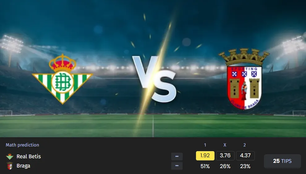 Can Betis Seal It in Seville? Braga Face a Night of Survival After First-Leg Chaos in Europe