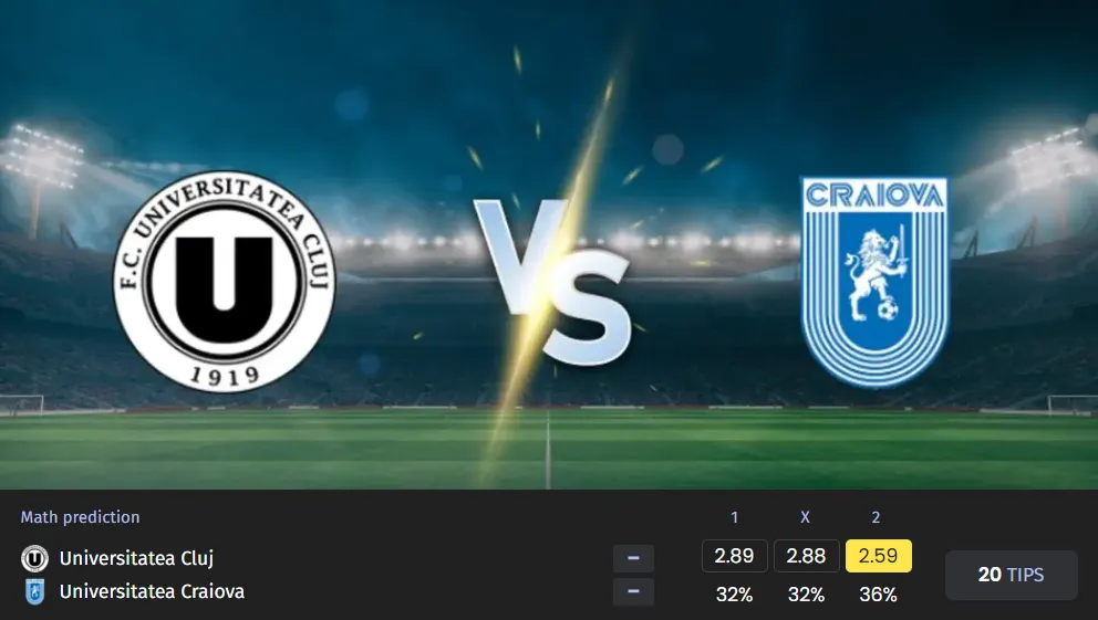 Romanian Derby Shock: Can Universitatea Cluj’s Red-Hot Streak Break the Craiova Fortress in a Championship Group Battle?