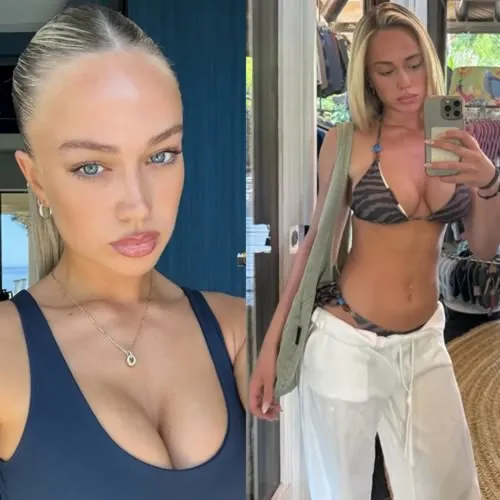 English Model Ella Buffin Supports Dutch Partner at World Cup