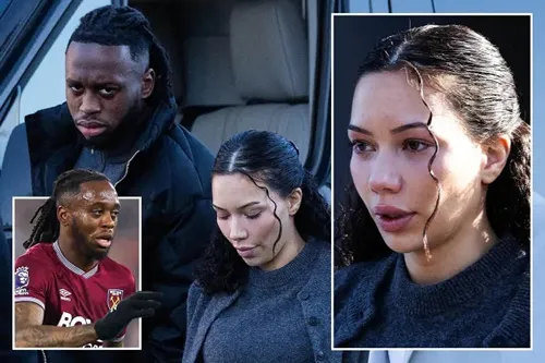 West Ham star Aaron Wan-Bissaka supports girlfriend during court appearance over crash that left pedestrian with serious injuries