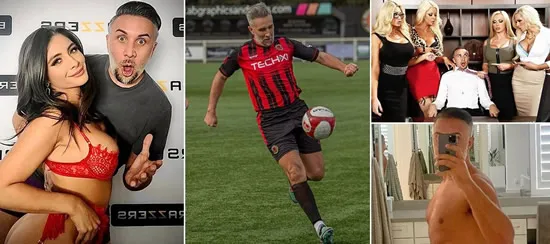 Famous adult film star Keiran Lee makes surprise appearance for non-league football side