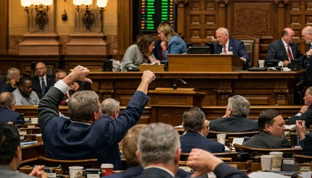 Georgia House once again rejects sports betting, halting the legalization wave in 38 states.