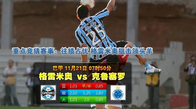 188bet金宝博11月21日巴西甲级联赛: 甘美奥RS高士路MG