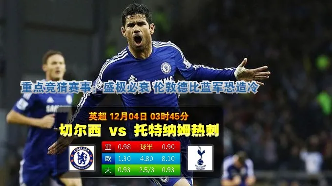 【富博】12月4日3:45 英超 切尔西VS托特纳姆