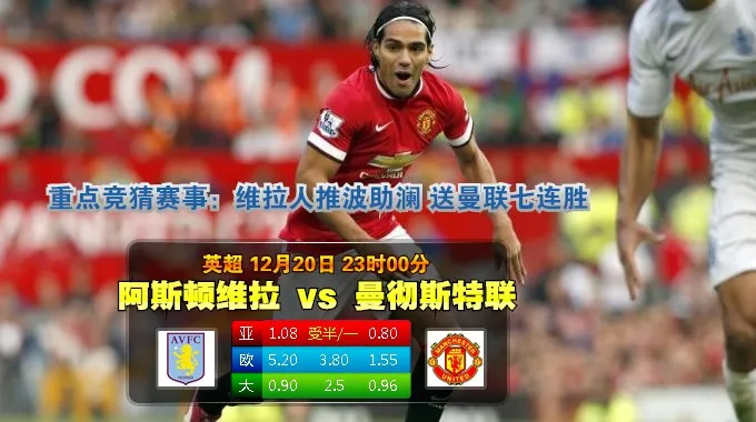 2014年12月20日 英超 维拉vs曼联直播