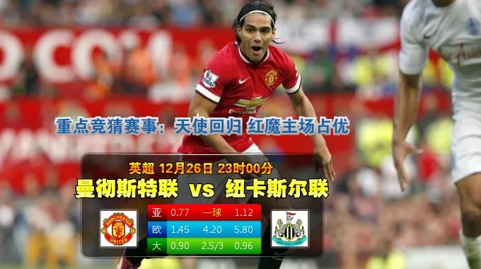 【富博】12月26日23:00 英超 曼联VS纽卡斯尔 