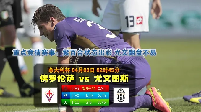 焦点赛事:2015年4月8日 意大利杯 佛罗伦萨vs尤文图斯直播