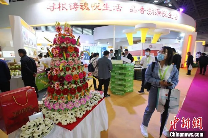 图为农交会现场。　张云 摄