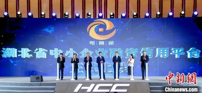 湖北省中小企业融资信用平台“鄂融通”发布 张畅 摄