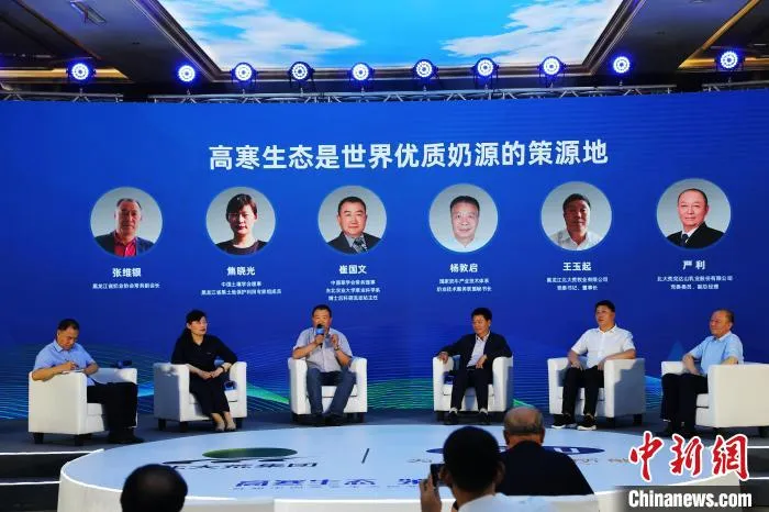 与会专家探讨高寒生态奶业未来发展。　姜辉 摄