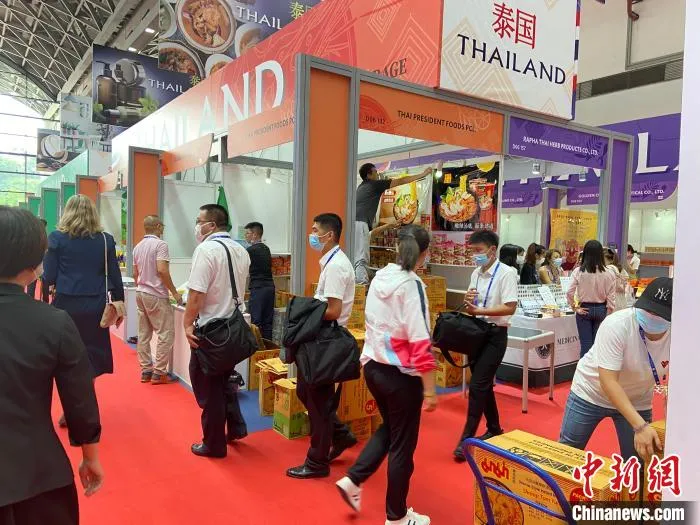 图为第18届中国—东盟博览会现场。　林洁琪 摄