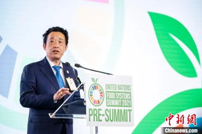 图为粮农组织总干事屈冬玉，粮农组织供图。　联合国粮农组织供图