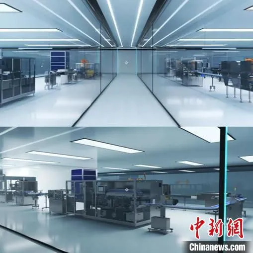 上海闵行区某公司虚拟车间场景 上海闵行区供图