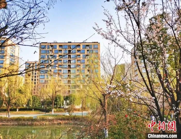 浙江某未来社区。　彭埠街道 供图