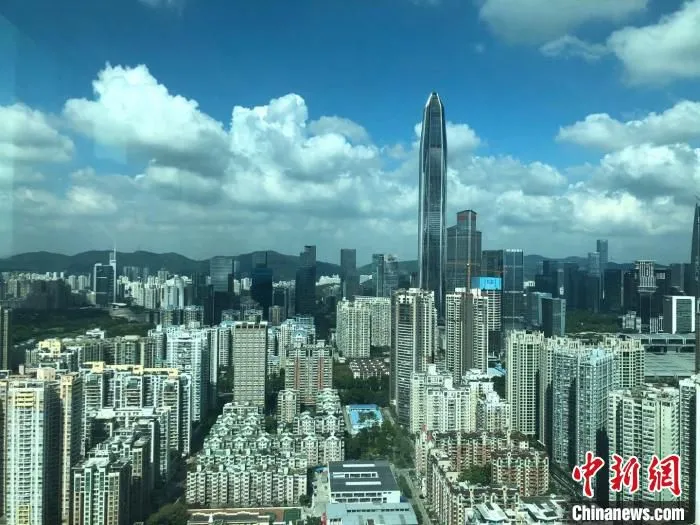 图为深圳福田。　朱族英 摄