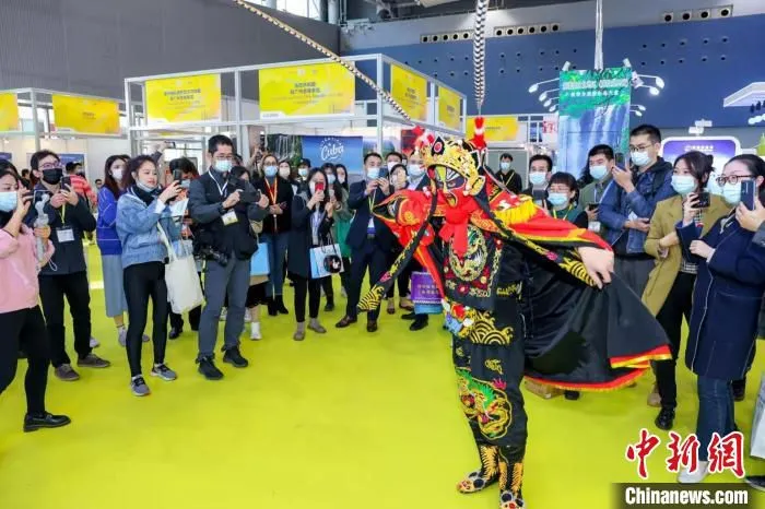 广州旅展上的传统文化展演 广州市文化广电旅游局 供图
