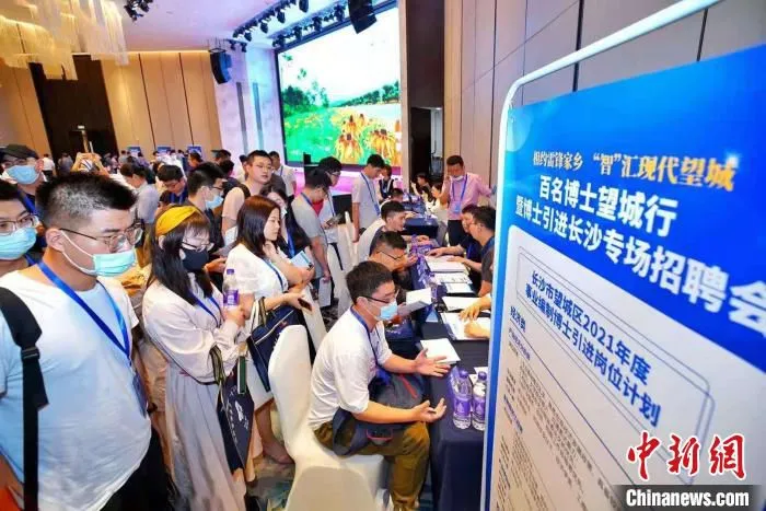 雷锋家乡望城最高百万年薪招引50名博士。　唐露 摄