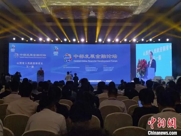 中国金融业专家学者为中部地区发展建言献策。　胡健 摄