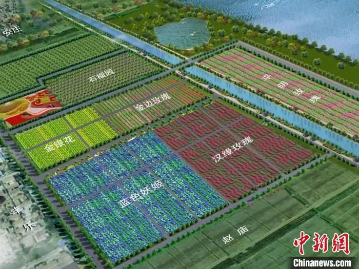 汉缘玫瑰大世界项目效果图。　孙辉供图