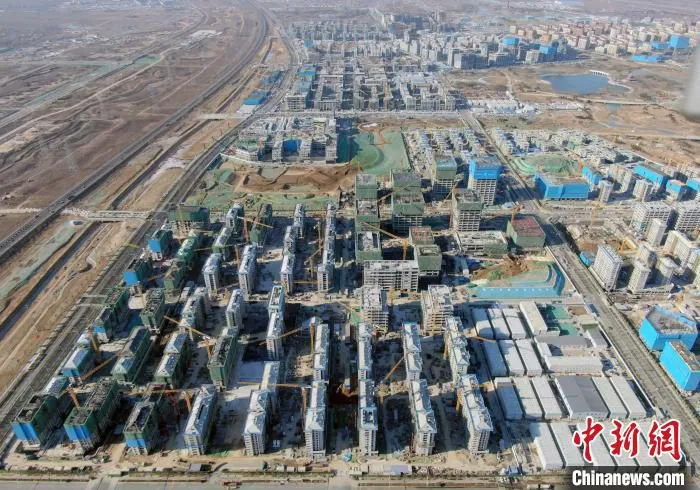图为航拍雄安·华望城项目。　韩冰 摄
