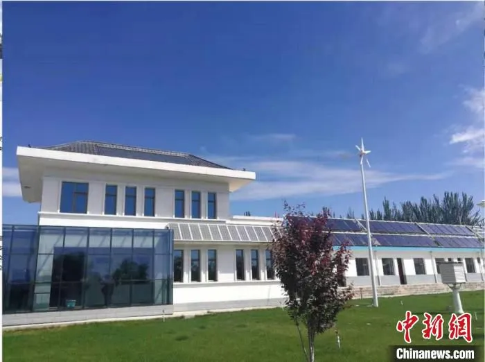 图为甘肃科技投资集团下属企业的被动式太阳能建筑。(资料图)甘肃科技集团供图 甘肃科技集团供图 摄
