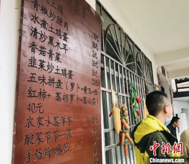 2020年4月初，甘肃陇南市康县花桥村，疫情好转后，农家乐逐渐开门迎客。　 闫姣 　摄