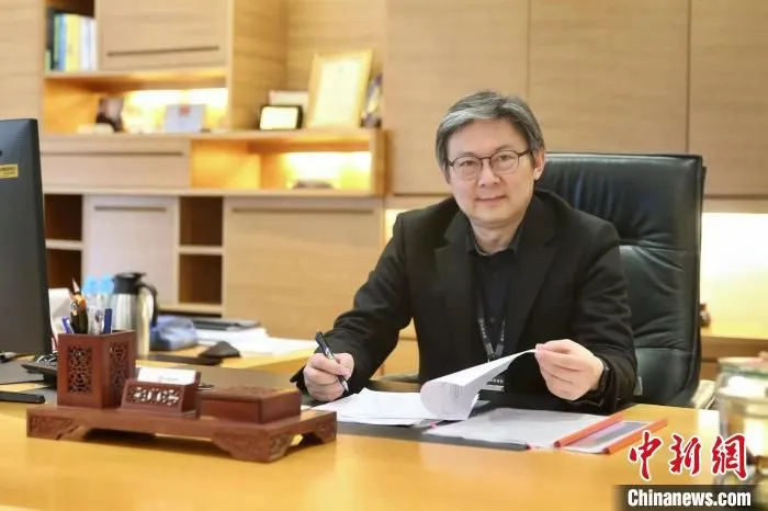 京港地铁总经理邵信明。　中新社记者 易海菲 摄