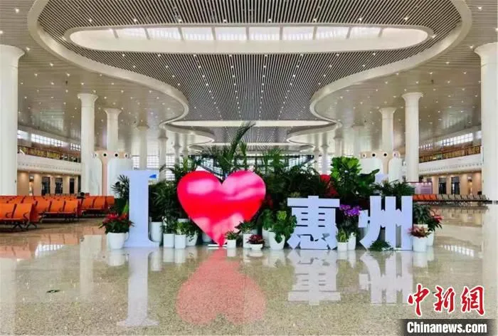 图为赣深高铁惠州北站 中铁城建 供图