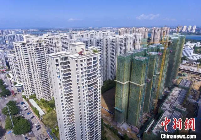 资料图：房地产楼盘。 骆云飞 摄