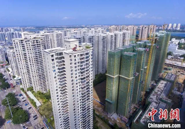 资料图：房地产楼盘。 骆云飞 摄