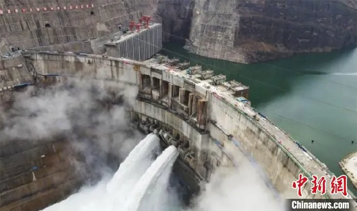 白鹤滩水电站首批机组预计今年7月前投产发电。中国三峡集团 供图