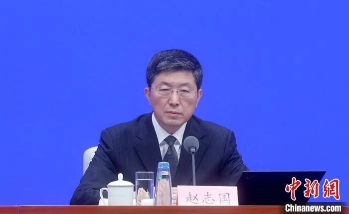 4月20日，中国国务院新闻办公室在北京举行新闻发布会，介绍2021年一季度工业通信业发展情况。工业和信息化部新闻发言人赵志国出席。中新社记者 张宇 摄