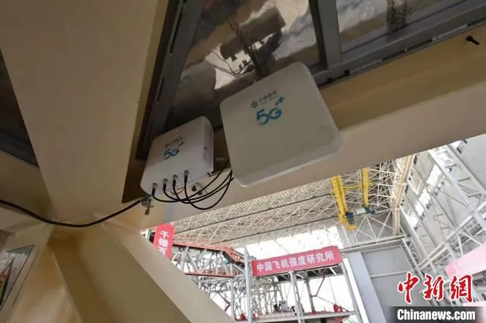 国产大飞机注入5G新动能 加速智能制造 郜晓贇 摄